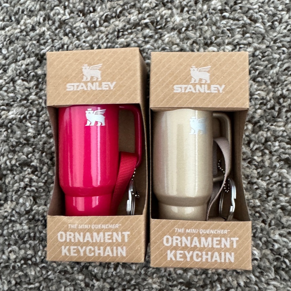 Stanley Water Bottle Keychain Christmas Tree Ornament